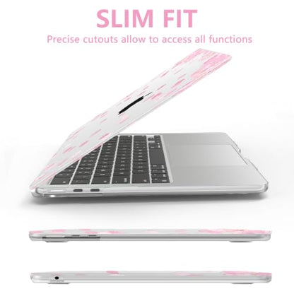 AKIT for MacBook Air 13 inch Case M5 M4 M3 M2 2026-2022, Cherry Blossom | A3449 A3240 A3113 A2681, Vivid Pattern Hard Shell Laptop Case+Screen Protector+Keyboard Cover for MacBook Air 13.6 inch - color: Cherry Blossom