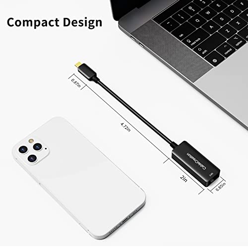CableCreation USB C to 2.5G Ethernet Adapter, USB C 3.1 to RJ45 2.5 Gigabit LAN Thunderbolt 3, Compatible with MacBook Pro MacBook Air iPad Pro Surface Pro 7 Dell XP15 13 Chromebook Windows Mac OS - style: 2.5Gbps