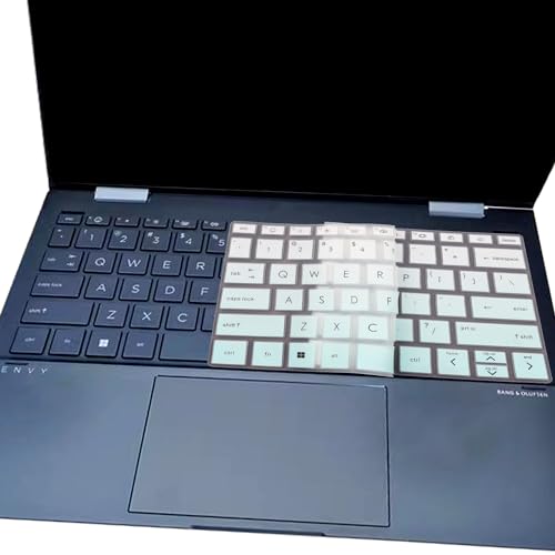 Keyboard Cover for HP Envy x360 13-bf 13t-bf 13-bf0013dx 13-bf0797nr 13t-bf000 13-bf0121TU 13-bf0123TU 13-bf0059tu 13.3 inch Laptop Skin(NOT for Envy 13-ba 13-bd 13-be Series)-MintGreen - color: MintGreen