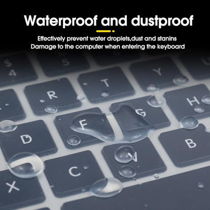 14Inch Transparent Silicone Dustproof Keyboard Film for Laptop Notebook MacBook Waterproof Clear Keypad Protector Cover ﻿ - color: 12-13 Inch