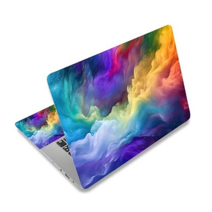12" 13.1" 13.3" 14" 15" 15.4" 15.6" Laptop Decal Netbook Sticker Skin Cover | Vinyl Art Skin Sticker Cover Notebook PC Protector ( 2 Wrist Pad Included), Removable Reusable, Colorful Style - color: Dazzling Style
