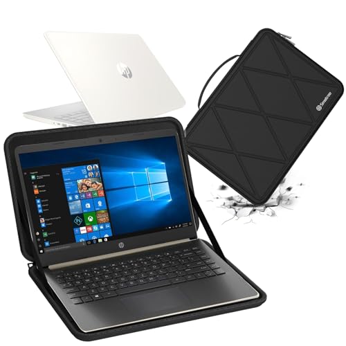 Smatree Hard EVA Protective Case for 14 inch HP 14-dq0040nr | Compatible for 14 inch HP Laptop 14-dq0040nr/14t-dq300/14t-dq500/14-fq2097nr, Stream 14, HP 240 G8 Laptop (X8252) - color: X Series-Black, size: For 14 inch HP 14/240 G8/Stream 14(X8252)
