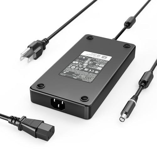 HNHTKJ 240W Charger for Dell Alienware M15 R7 M17 R5 Gaming Laptop | Dell Alienware 15 R2-R5 X51 M17X M18X,Precision 7540 7670 7710 7770 7780 M6600 M6700 M6800, GA240PE1-00 Power Cord