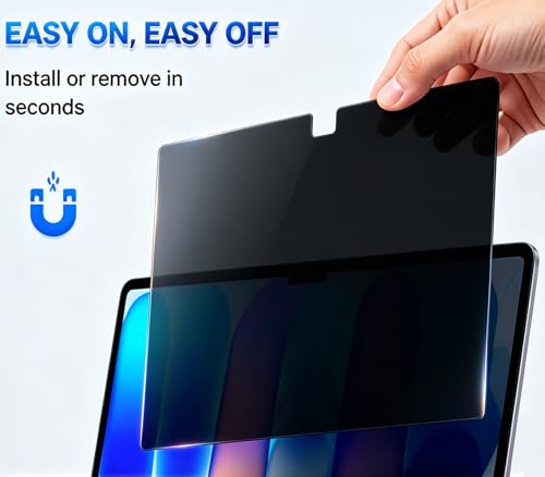 Magnetic Privacy Screen for 2026 MacBook Neo 13 Inch A18 Pro, Removable Anti Spy Laptop Screen Protector, Matte Anti Glare Blue Light Filter, Scratch Resistant Privacy Shield