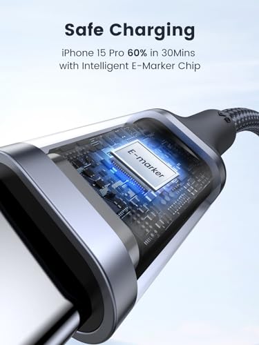 UGREEN 100W USB-C Cable (2-Pack) + 30W USB-C GaN Charger Bundle — High-Speed Charging Combo for Laptop, Phone & Tablet