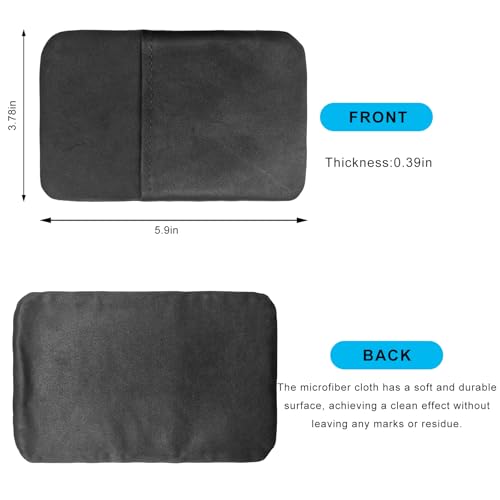 Ohleats Car Screen Cleaner, Microfiber Auto Screen Cleaning Pad, Foldable Touch Screen Cleaner Cloth for Vehicle Dashboard LCD Display, Car Cleaning Kits - color: Long Square,1Pcs