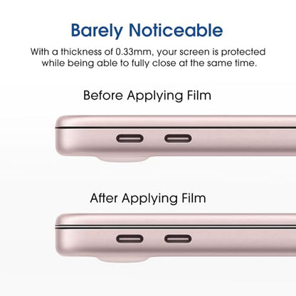 amFilm Screen Protector for MacBook Neo 13'' 2026 Tempered Glass | Scratch Protection, Easy to Instllation & Bubble Free, HD Clear, Ultra Thin (Regular 13 inch) - size: Regular 13 inch