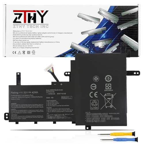 42Wh B31N1842 Laptop Battery for ASUS VivoBook 15 F513 M513 K513 S513 X513 S15 S531F S531FA S531FL VivoBook S15 V5050E V5050EA S5500F S5500FL X513EA X531FA V531F V531FA K531FA K531FL X531FA M513IA - size: 8.66*5.71*0.24 inch B31N1842