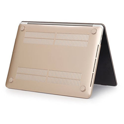 Se7enline for MacBook Pro 13 inch Case M2/M1 2026-2020 A2338,Gold | Hard Shell Laptop Case Washable Keyboard Cover Skin Anti-Scratch Anti-Drop Heat Dissipation Full Port Access Slim Lightweight - color: Gold
