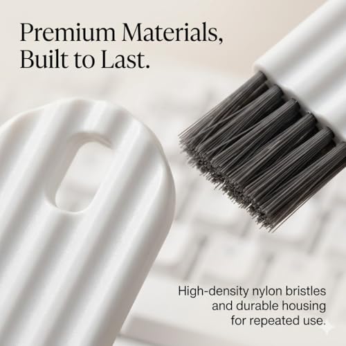2-Pack Keyboard Cleaning Brush with Soft Bristles - Mini Gap & Slot Cleaning Brush for Electronics, Household Dusting, Window Tracks, and Kitchen Crevices - size: 2 Pack
