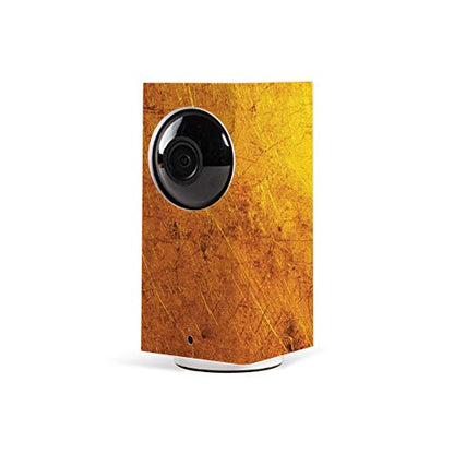 MightySkins Skin Compatible with Wyze Cam Pan - Textured Gold | Protective, Durable, and Unique Vinyl Decal wrap Cover | Easy to Apply, Remove, and Change Styles | Made in The USA - color: Textured Gold