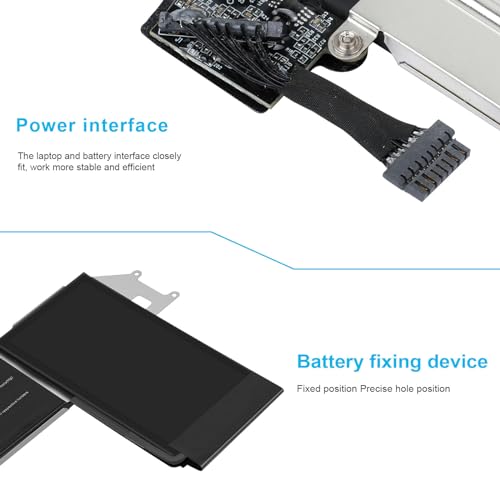 TREE.NB A1965 Laptop Battery Replacement for MacBook Air 13 inch Retina A1932(Late 2018 2019) A2179 (Early 2020) EMC 3184 3302 MacBookAir8,1 8,2 9,1 MRE82LL/A MRE92LL/A MVFH2LL/A MVFM2LL/A MRE82B/A - size: ‎11.4x5.98x0.2inch A1965