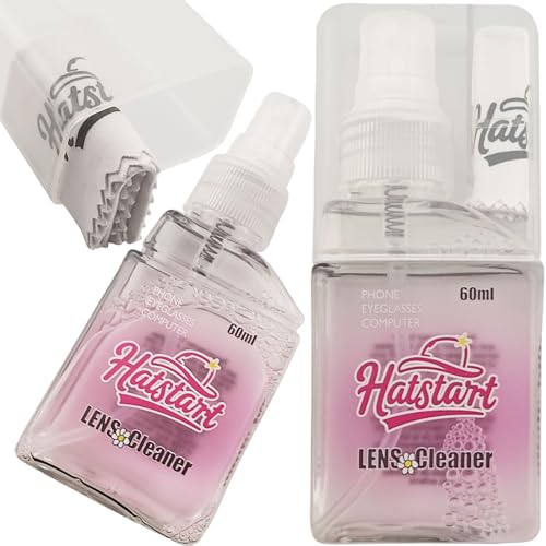 2 Pack Electronic Screen Cleaner Spray, Hatstart Cell Phone Touch Screens Cleaning for TV Laptop Computer Tablet PC LCD Flat Screens and Car Display, Compatible with iPhone iPad MacBook Pro, Pink - color: Pink