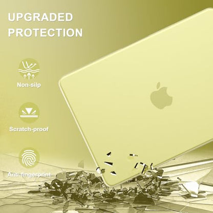 AKIT Compatible with MacBook Neo Case 13 inch 2026 Release, [Ultra-Thin] [100% Match Official Color] Case+Screen Protector+Keyboard Cover for New MacBook Neo 13 inch, Citrus Clear - color: Citrus Clear