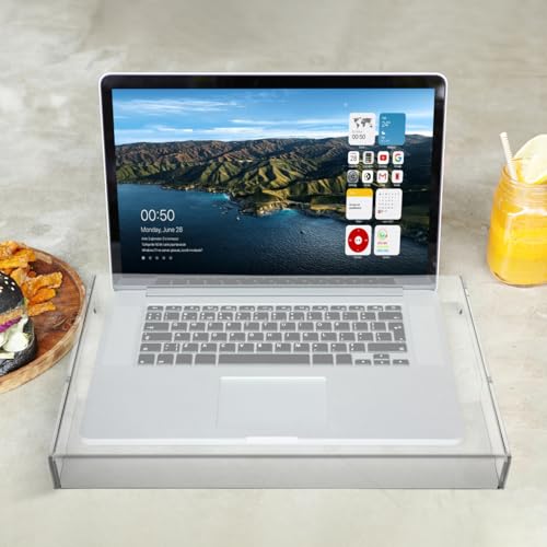 ULTECHNOVO Clear Keyboard Protector Acrylic Keyboard Dust Cover Transparent Cover for Laptop and Desktop Waterproof and Dirt-Proof Accessory for Home Office Use 15.74 X 10.43 X 1.57 in - size: 40.00X26.50X4.00CM