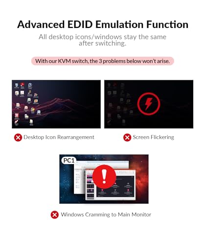 AV Access KVM Switch USB C Docking Station Dual Monitors for 2 Computers | 1G Ethernet, EDID, 4K60Hz, 5xUSB 3.0 Hub, Audio, SD, 60W Charging for Dell, HP, Lenovo Laptop, for Home Office - style: All-aluminum alloy body(iDock C10)