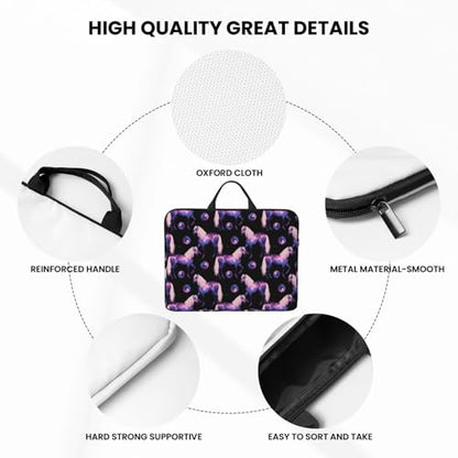 Laptop Case 14 Inch, Soft Shockproof Laptop Sleeve with Handle, Protective Bag - color: Pattern (669)