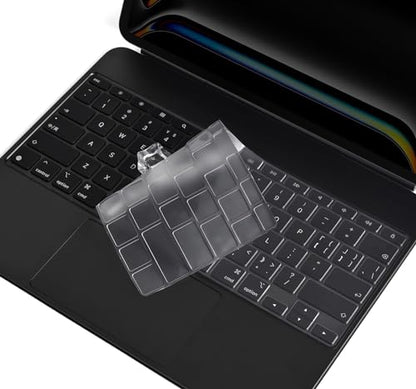CaseBuy Premium Ultra Thin Keyboard Cover for Apple 13 Inch iPad Air 13 M3 M4(2026) & iPad Pro M5 M4(2025 2024) with Magic Keyboard, 13" iPad Pro Protector Skin Accessories, US Layout - size: iPad Pro 13" M4(2024) / Air 13 M3(2025)