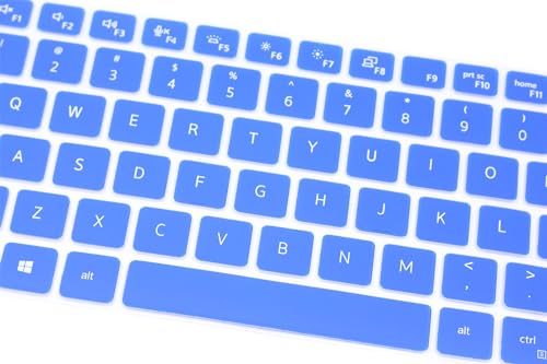 Silicone Keyboard Cover Skin Compatible for Dell Latitude 5440 5430 5431 5420 14", Dell Latitude 14" 7440 7430 7420 7410, Dell Latitude 14" 9000 9420 9430, Dell Latitude 9520 9510 7520 15.6" (Blue) - color: Blue