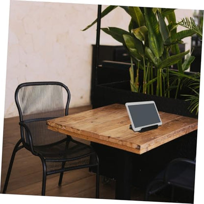 VANZACK Aluminum Alloy Vertical Laptop Stand Dual Slot Notebook Mount Base Portable Tablet Vertical Rack Desk Holder for Office and Home Use Black