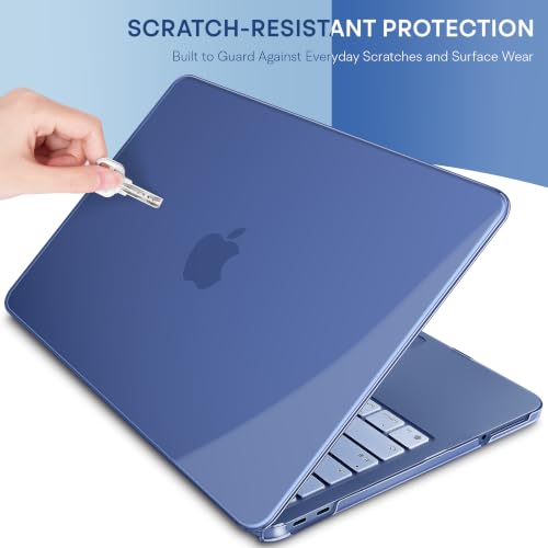 May Chen for MacBook Neo 13 inch Liquid Retina Display ((2026 Release A3404), Slim & Lightweight Protective Case with Screen Protector&Keyboard Cover&Dust Plug, Crystal Indigo - color: Crystal Indigo