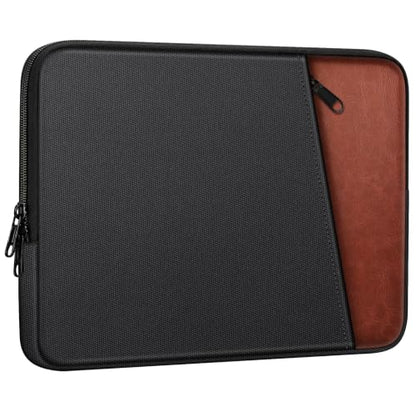 FINPAC Laptop Sleeve for MacBook Neo 13 Inch, MacBook Air 13.6 inch, Black | Shockproof Laptop Bag, Water Repellent, Accessory Storage Pocket, Fits MacBook Air Pro 13.3" 14"