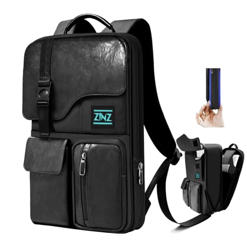 Slim & Expandable Laptop Backpack 15.6 Inch, Computer Rucksack Water Resistant Bag, Anti-Theft Travel Daypack for Men and Women-Black - color: Black