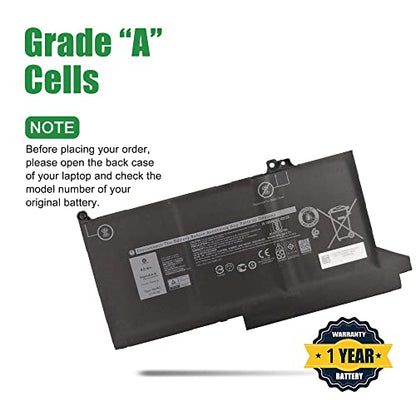 0G74G 02PFPW Laptop Battery Replacement for Dell Latitude 5300 5310 7300 7400 P97G P97G001 P97G002 P96G P96G002 P96G003 P99G P99G001 P100G P100G001 Series OG74G 2PFPW 11.4V 42Wh 3500mAh - size: 10.2*5.9*1.2inch 0G74G
