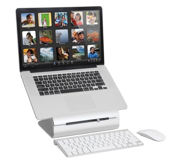 Rain Design iLevel2 Adjustable Height Laptop Stand (Patented) (Space Gray) - color: Space Gray