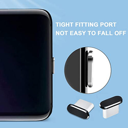 USB C Dust Plug Dust Cover for Phone USB Type C Charging Port Speaker Anti Dust Protection Cover Kit