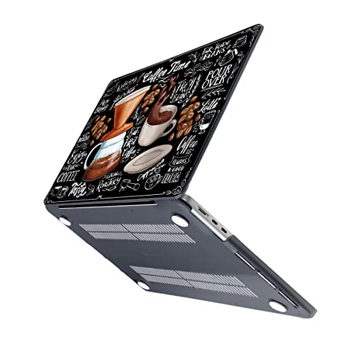 MEEgoodo Case for M5/M4/M3/M2 MacBook Air 13 inch Case 2026 2025 2024 2022, Fit Model A3449/A3240/A3113/A2681, Laptop Hard Shell Compatible with MacBook Air 13.6-inch, Coffee - color: Coffee