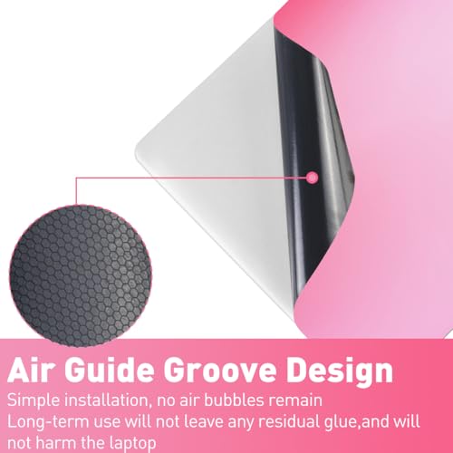 15-15.6 inches Netbook Laptop Skin Sticker Decal Reusable Cover Protector for 11.6 12 13 13.3 14 15 15.4 Notebook Chromebook Easy to Apply Remove, Scratch-Resistant Waterproof I Blush Smudge - color: Blush Smudge