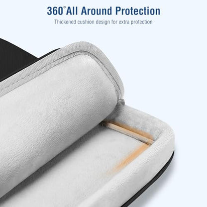 MOSISO 360 Protective Laptop Bag 15.6 inch, 15-16 inch Computer Bag | Compatible with MacBook Air 15 inch/Pro 16 inch, HP,Dell,Lenovo,Asus, Laptop Carrying Case with Strap&Handl, Black - color: Black, size: 16 inch