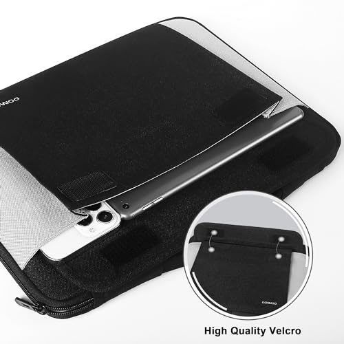 DOMISO 14-15 Inch Laptop Sleeve Case, Water-resistant Shockproof Laptop Protective Case for MacBook Air 15,Dell XPS 15,Lenovo, HP, ASUS, Acer Laptop Notebook,Black - color: Black, size: 14-15 Inch