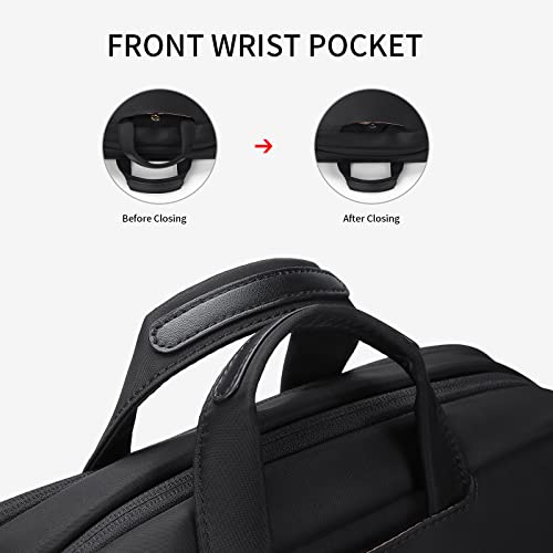 GOLF SUPAGS Travel Laptop Backpack for Women Anti Theft Slim Durable College Bookbag Business Computer Bag Fit 15.6Inch Notebook (Black, 15.6Inch) - color: Black, size: 15.6 Inch