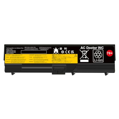 TREE.NB 70+ Laptop Battery for Lenovo ThinkPad T430 T430i T530 T530i W530 W530i L430 L530 SL430 0A36302 0A36303 45N1006 45N1007 57Y4185 57Y4186(10.8V 57Wh 6-Cells) - size: 8.14x2.44x0.82inch T430