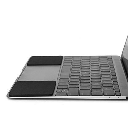 GRIFITI Small Slim Palm Pads Notebook Wrist Rest with Tacky Silicone Reposition Ergonomic Carpal Tunnel Resting Support for Computer MacBook & Laptop Keyboard Typing Pad (2 Small 3 x 2.75 inches) - size: Slim Small