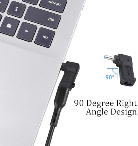 PD Type C Female to DC4.5x3.0mm Male Power Adapter | PD to DC4530 Laptop Charging Adapter Converters PD Power Charger Connector Laptop Connector [C-4530]