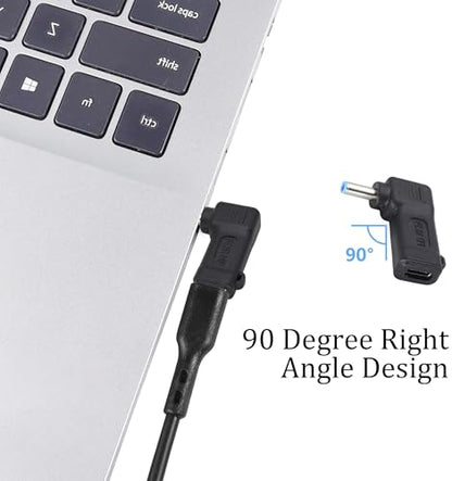 PD Type C Female to DC4.5x3.0mm Male Power Adapter | PD to DC4530 Laptop Charging Adapter Converters PD Power Charger Connector Laptop Connector [C-4530]