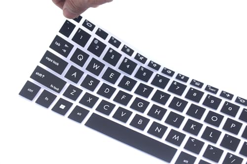 Silicone Keyboard Skin Cover Compatible with HP EliteBook 840 845 G9 G10 14" & HP EliteBook 830 835 G9 G10 13.3", HP EliteBook Keyboard Accessories (Not fit 840 845 1040 G8 G7 G6 G5 G4 G3) Black - color: Black