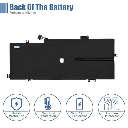 L18C4P71 L18L4P71 L18M4P72 Laptop Battery Replacement for Lenovo ThinkPad X1 Yoga 4th 5th Gen/X1 Carbon 7th 8th Gen Series SB10K97643 02DL006 02DL005 02DL004 SB10K97642 SB10K97644 15.4V 51Wh - size: 9.72*3.68*0.24inch L18L4P71