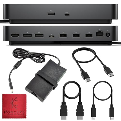 WD25 Dell Pro Dock USB-C Docking Station - with 100W Power, Dual 4K Display Support, HDMI, DP & USB-C Cables - 3 Year Warranty