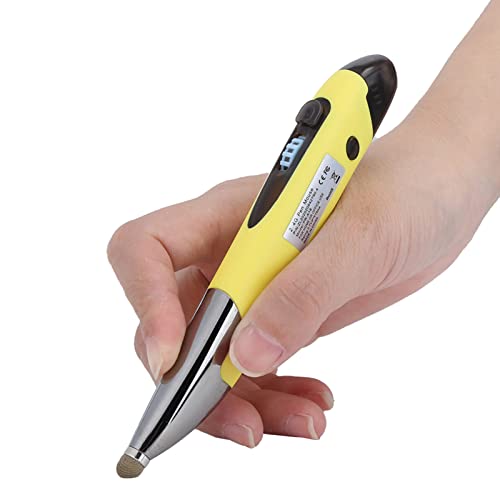 Capacitive Stylus Pen with Handwriting Function, Portable ABS Drawing Tool for Note Taking, Compatible with Tablet Phone Screen, Yellow - color: Yellow
