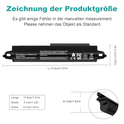 Fancy Buying 359498 359495 414255 Battery Replacement for Bose SoundLink III 330105 330105A 0330105 330107 330107A 0330107 Soundlink 2 3 Soundlink Bluetooth Mobile Speaker II III 404600 404800 404900 - size: 7.01*1.22*1.61inch 359498