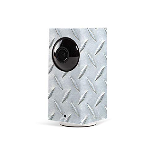 MightySkins Skin Compatible with Wyze Cam Pan - Diamond Plate | Protective, Durable, and Unique Vinyl Decal wrap Cover | Easy to Apply, Remove, and Change Styles | Made in The USA - color: Diamond Plate