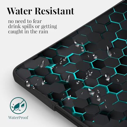 Laptop 13 inch Sleeve Case for MacBook Air 13-13.6 inch, Laptop Bag Cover for MacBook Pro 13" 14 inch, Shockproof Briefcase Travel Carrying Sleeve for 14" Chromebook HP Dell I Black Honeycomb - color: Black Honeycomb