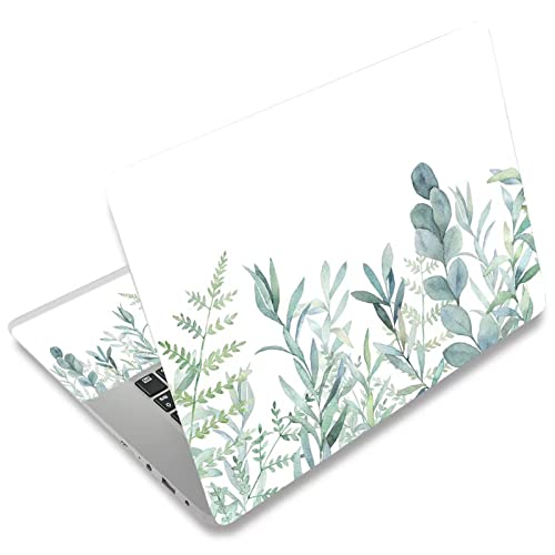 DINKY Laptop Skin Sticker Decal, 12" 13" 13.3" 14" 15" 15.4" 15.6 inch Laptop Universal Reusable Vinyl Skin Stickers Cover Art Decal Notebook PC Personalized Protector-Plants - color: Plants