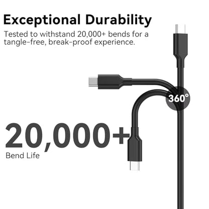 Replacement for Asus Chromebook Charger USB C 45W,Type C Power Adapter | Compatible with HP Lenovo Acer Dell Chromebook Laptop,Steam Deck,Switch 1/2 and More Laptops