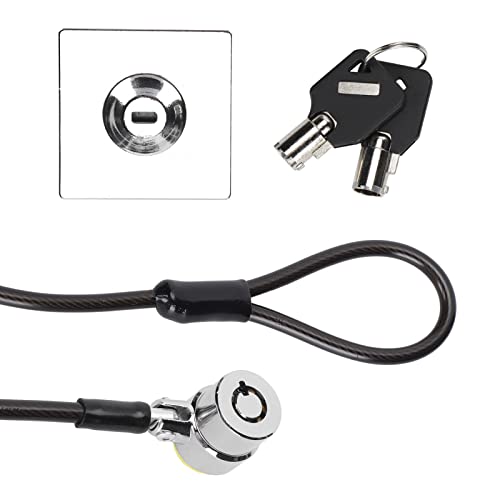 Laptop Lock 360 Degree Rotation Wired AntiTheft Lock Base for OS X // with 2 Keys
