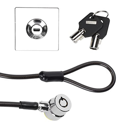 Laptop Lock 360 Degree Rotation Wired AntiTheft Lock Base for OS X // with 2 Keys